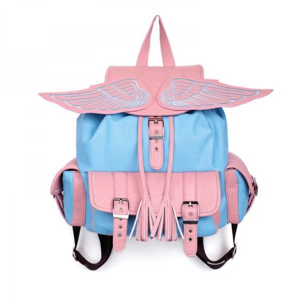 Mochila em Couro Sintético com Asas