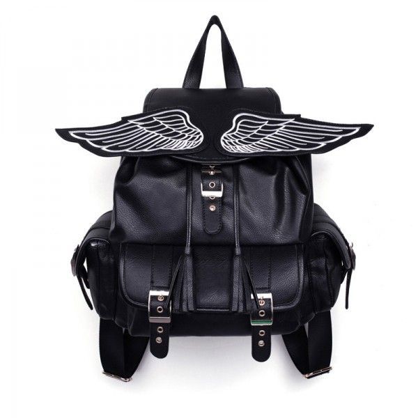 Mochila em Couro Sintético com Asas