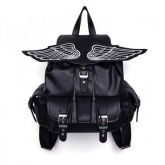 Mochila em Couro Sintético com Asas